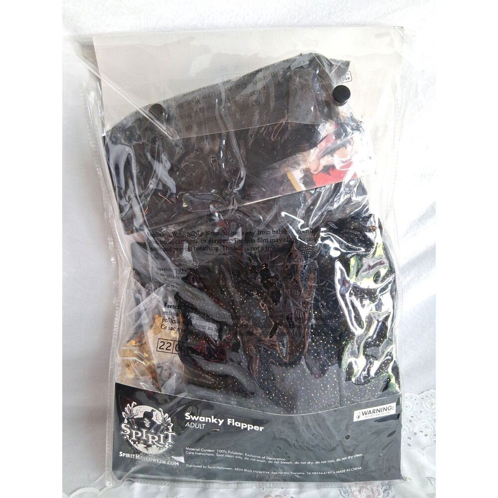 Spirit Halloween Swanky Flapper Dress Costume Women's Medium Party - Picture 3 of 6